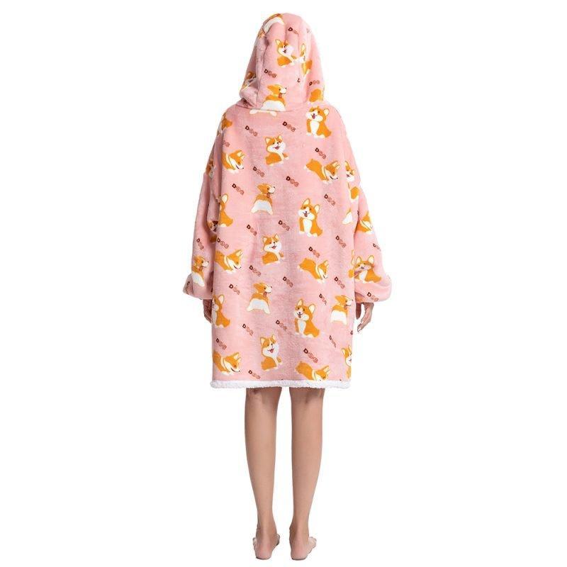 Shoodie™ Corgi | Heb het nooit meer koud met deze warme fleece hoodie deken! - Image 5