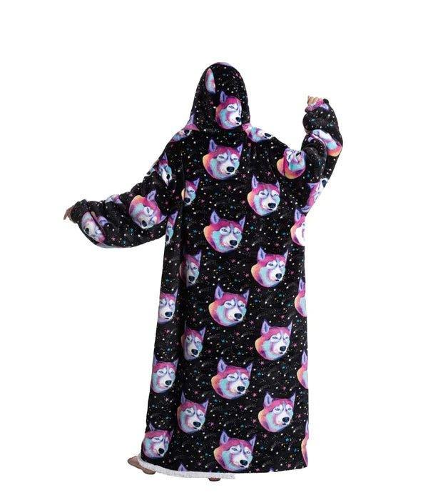 Shoodie Husky Extra Lang | Heb het nooit meer koud met deze warme fleece hoodie deken!! - Image 4