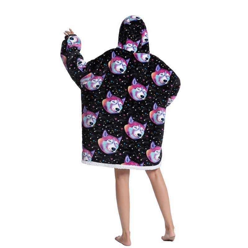 Shoodie™ Husky | Heb het nooit meer koud met deze warme fleece hoodie deken! - Image 5