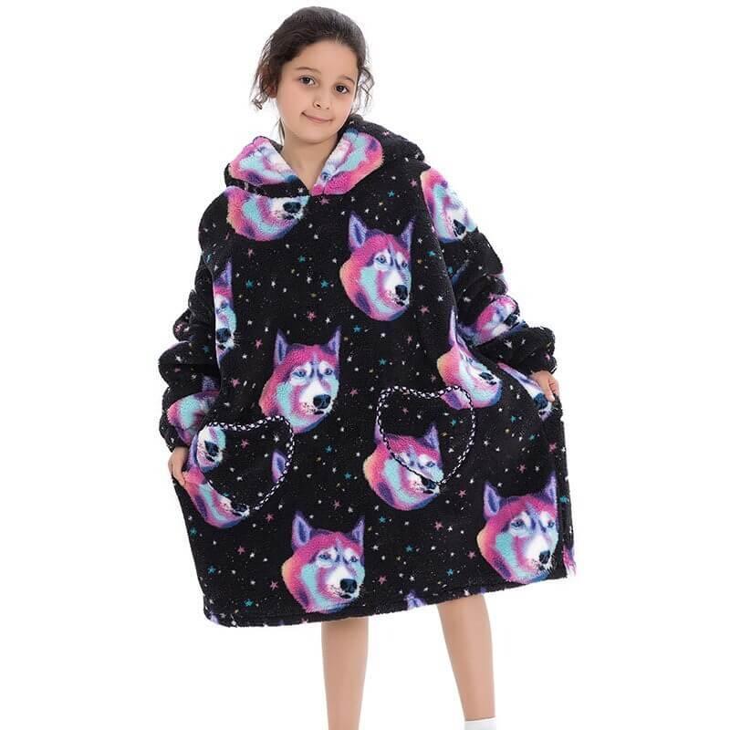 Shoodie™ Husky | Heb het nooit meer koud met deze warme fleece hoodie deken! - Image 6