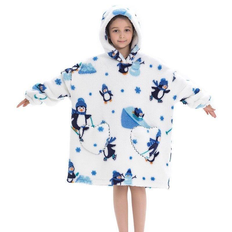 Shoodie™ Pinquin | Heb het nooit meer koud met deze warme fleece hoodie deken! - Image 7