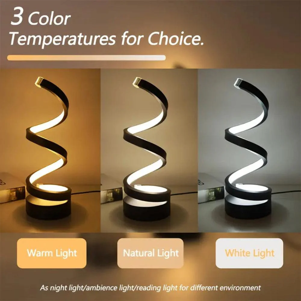 SpiraLux | Moderne LED spiraal tafellamp - Image 7