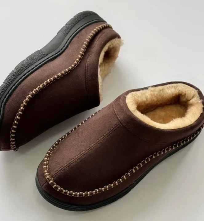 Luxe pluche heren pantoffels - Image 4