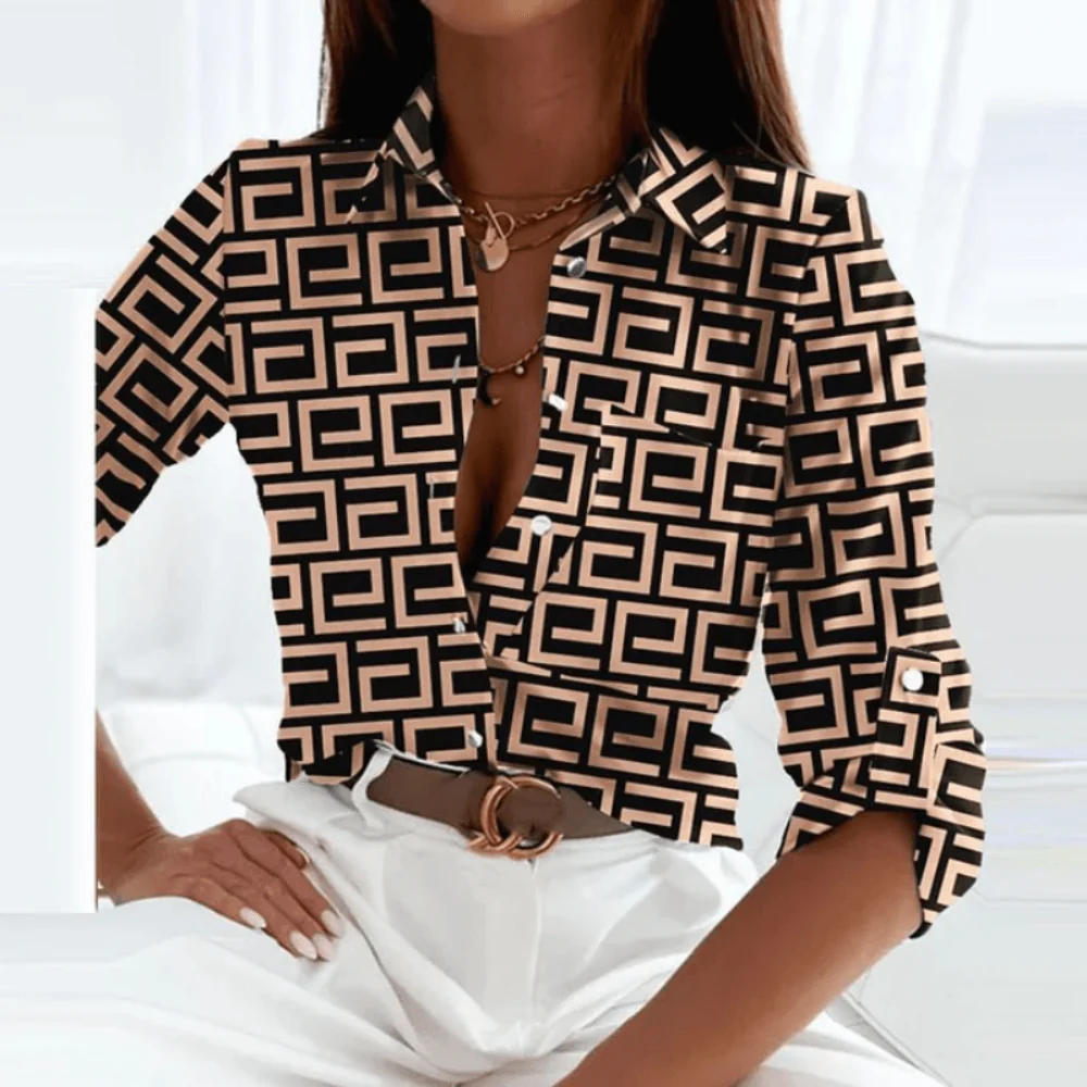Suzanne | Dames blouse met lange mouwen - Image 11
