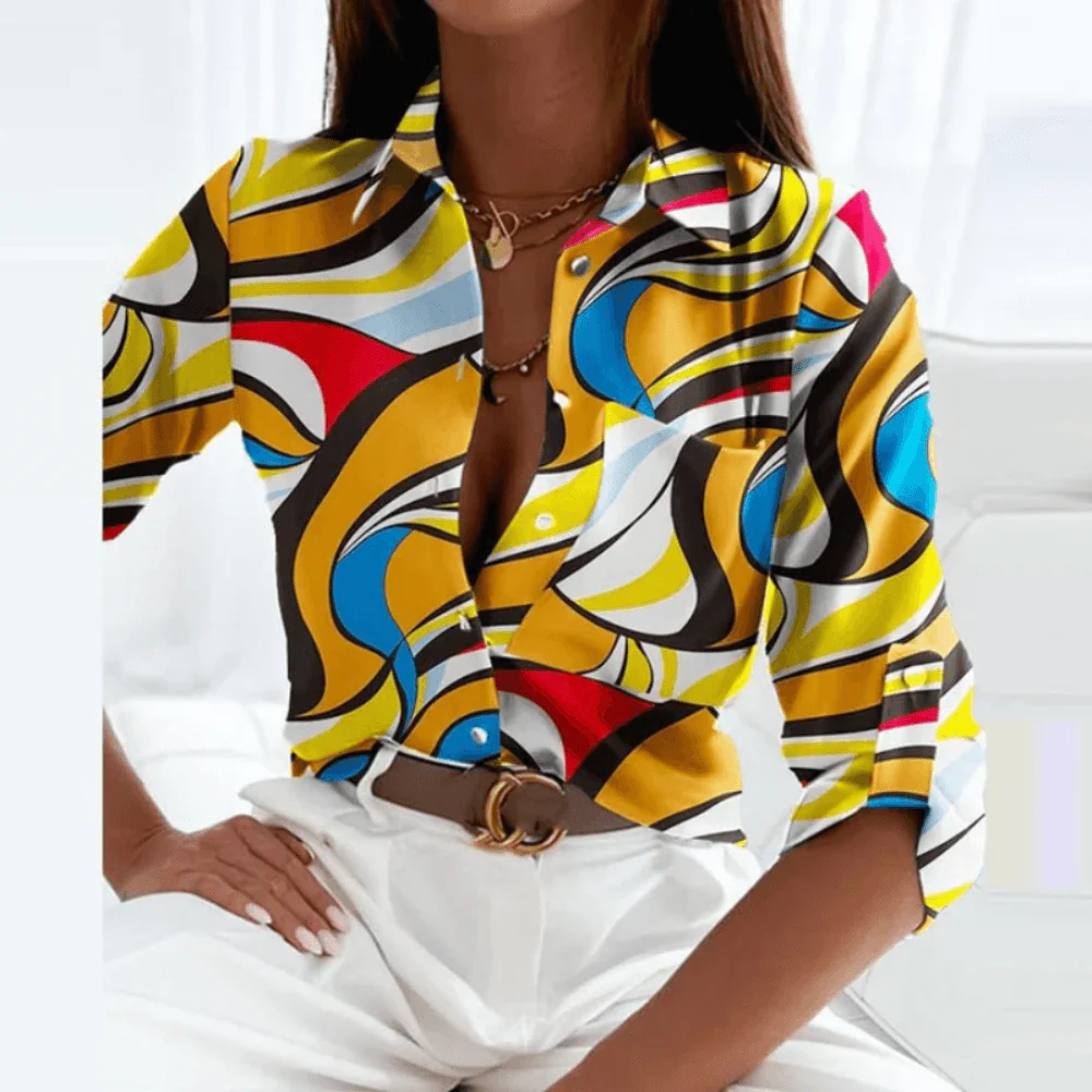 Suzanne | Dames blouse met lange mouwen - Image 15