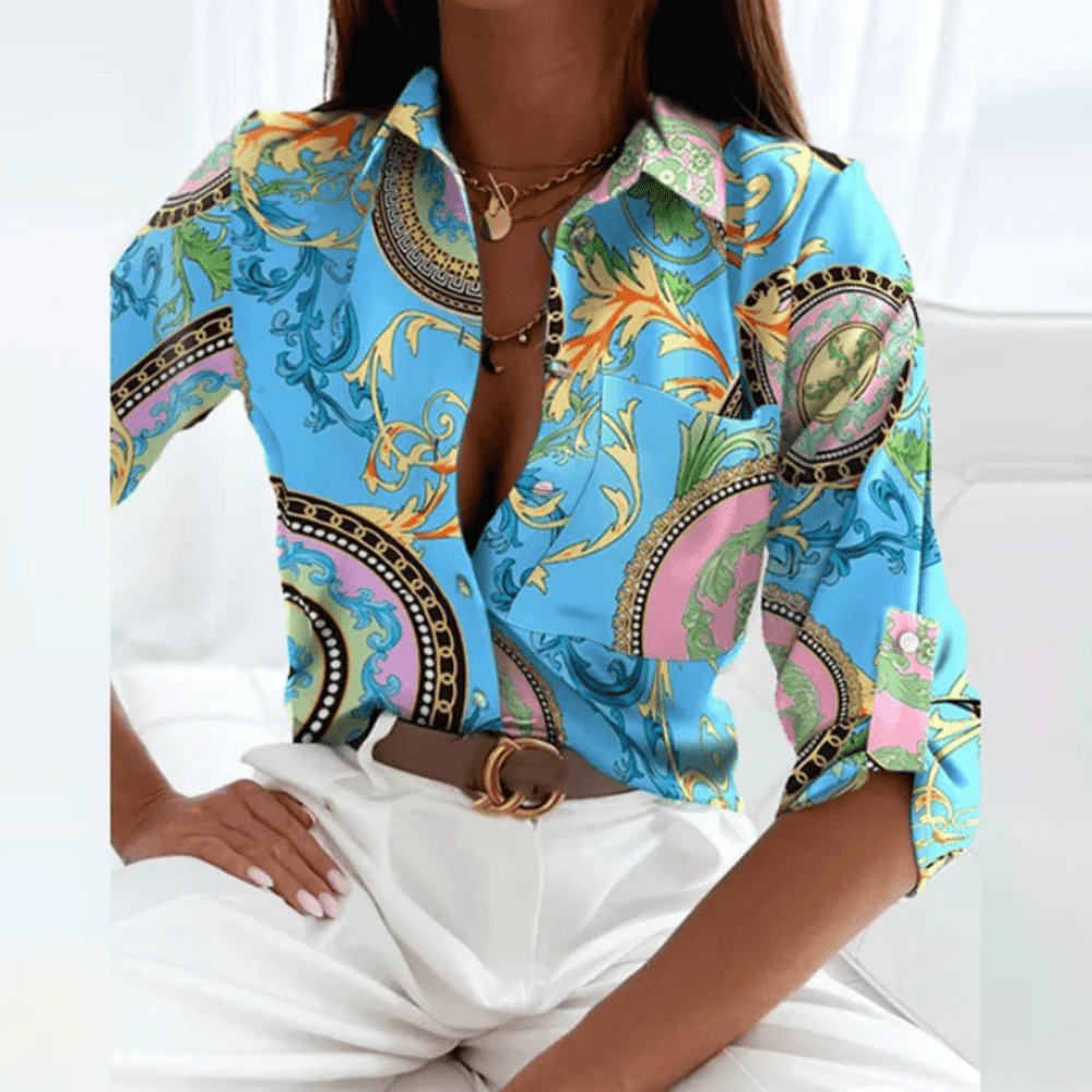 Suzanne | Dames blouse met lange mouwen - Image 9