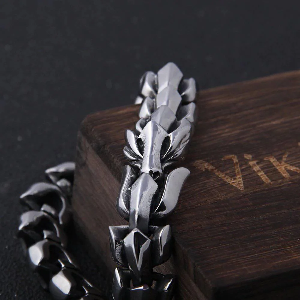 Viking Ouroboros Vintage Heren Armband | Symbool van kracht en eeuwigheid - Image 3
