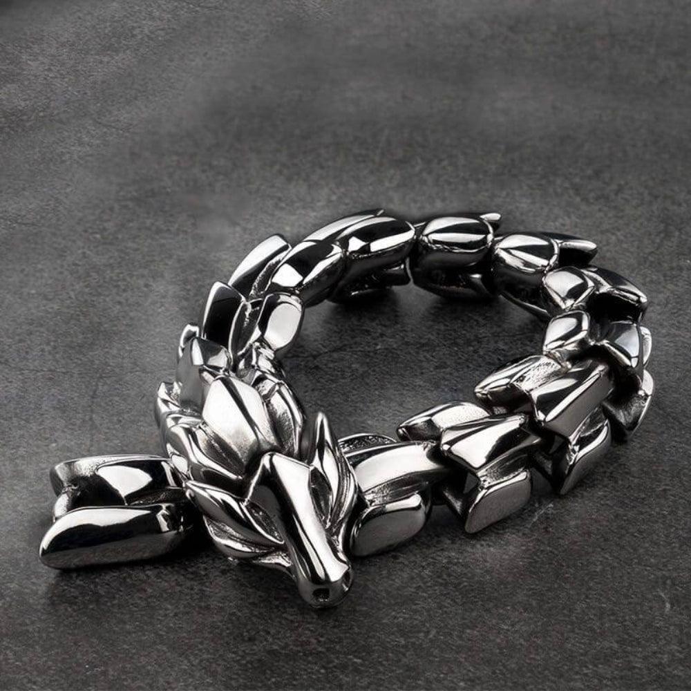 Viking Ouroboros Vintage Heren Armband | Symbool van kracht en eeuwigheid - Image 4