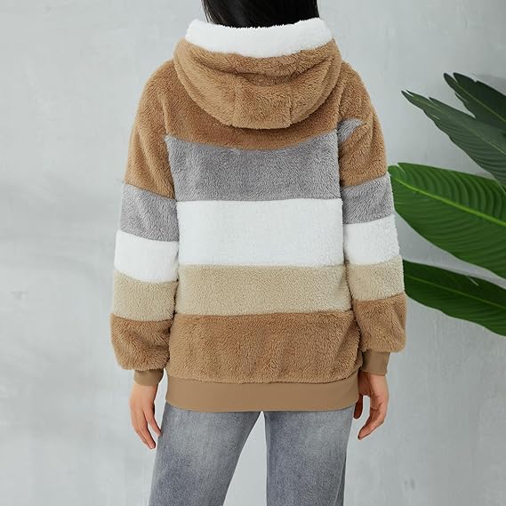 Warme dames fluffy vest | Teddy trui met rits - Image 16