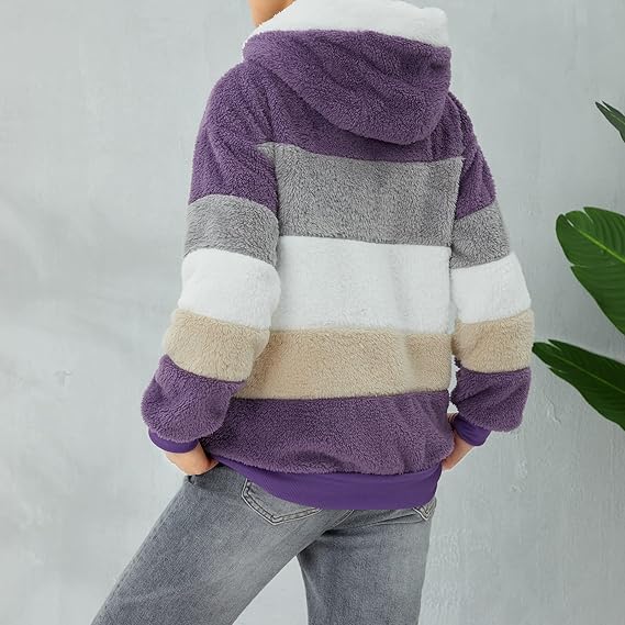 Warme dames fluffy vest | Teddy trui met rits - Image 18