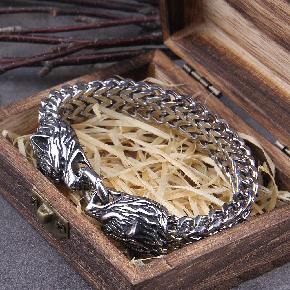 Wolf's Bite | Stalen Viking armband voor kracht en stijl - Image 4