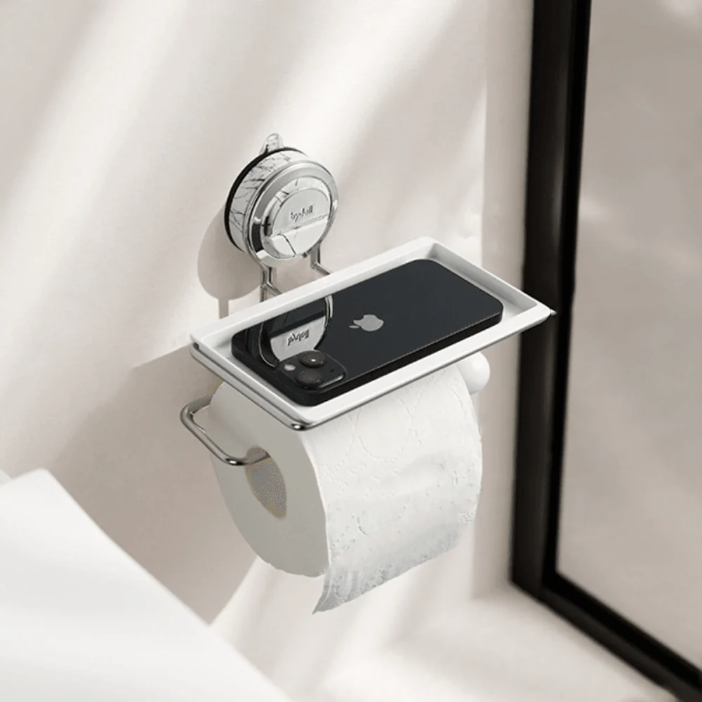Zuignap RVS toiletrolhouder | Plaats overal zonder boren - Image 12