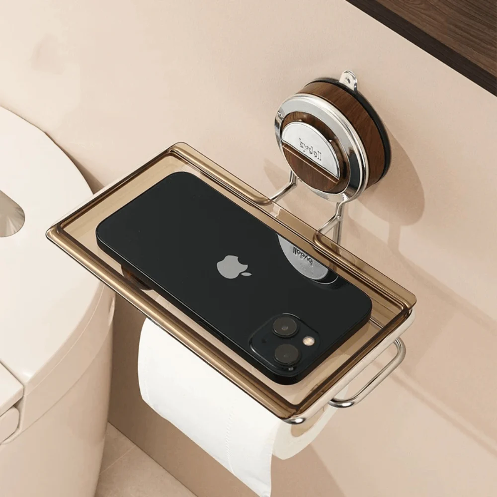 Zuignap RVS toiletrolhouder | Plaats overal zonder boren - Image 3